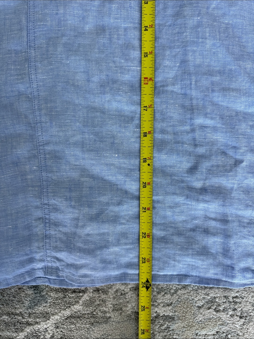 Quince 100% European Linen Short Sleeve Popover Top, Size XL - Picture 10 of 10